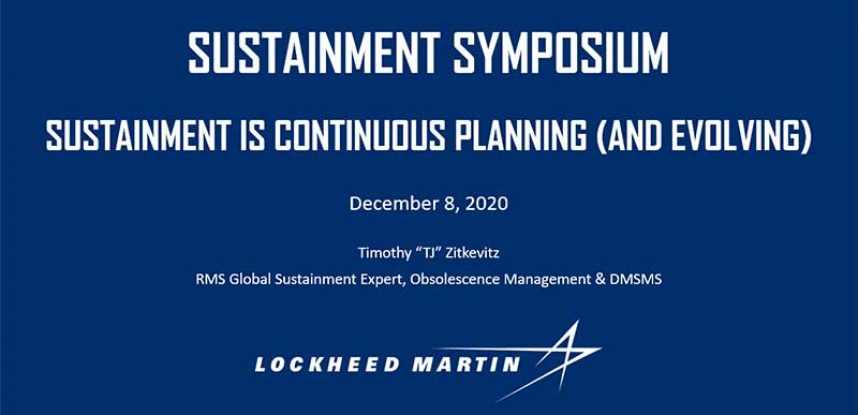 Timothy Zitkevitz: Sustainment is Continuous Planning (and Solving)