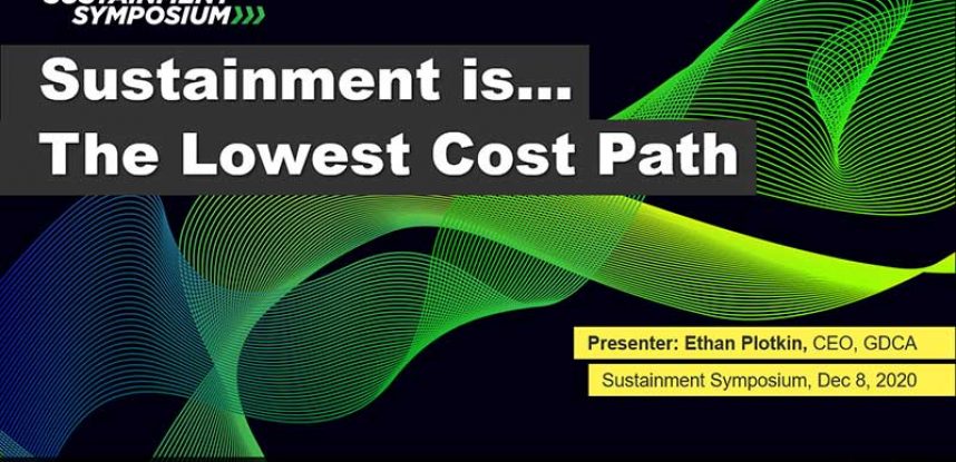 Ethan Plotkin: Sustainment is the Lowest Cost Path