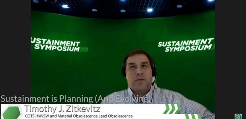 Timothy Zitkevitz Presents Sustainment is Planning (And Evolving)
